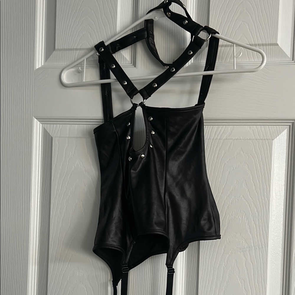 Black Strappy Bodysuit